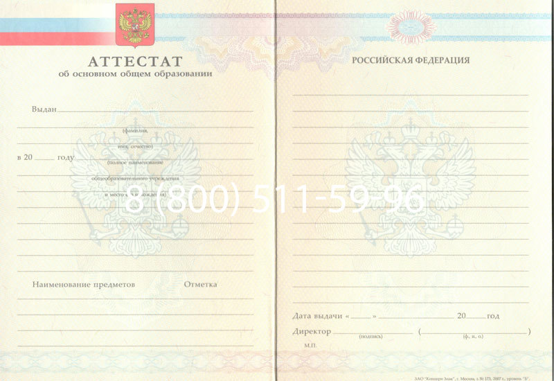 Купить Аттестат за 9 класс 2007-2010 годов в Ростове-на-Дону Купить Аттестат за 9 класс 2007-2010 годов в Ростове-на-Дону